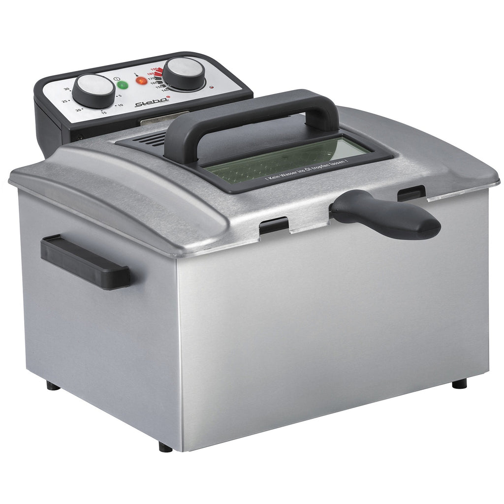 Steba df 300 frituurpan (roestvrij staal, 5,0 liter)