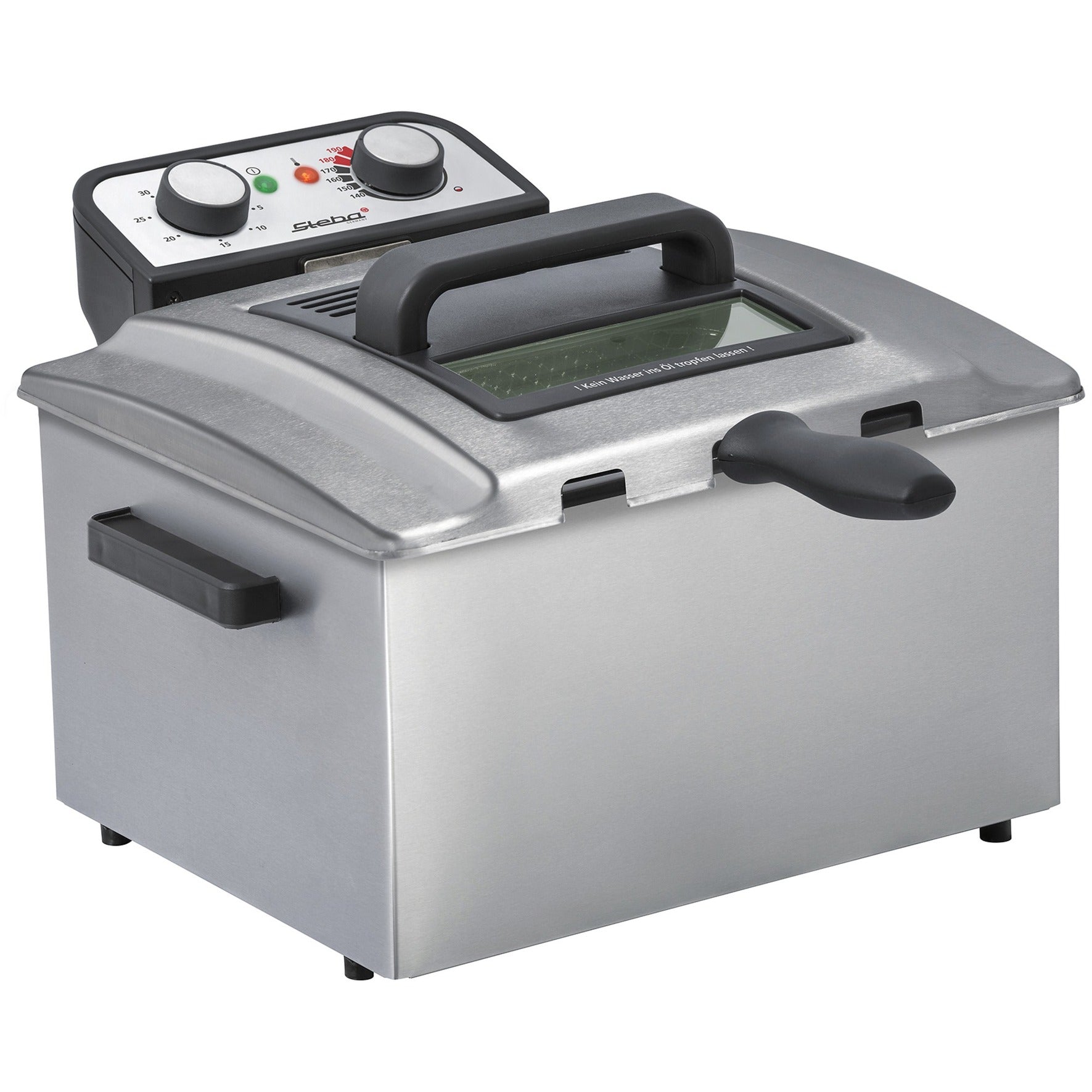 Steba df 300 frituurpan (roestvrij staal, 5,0 liter)