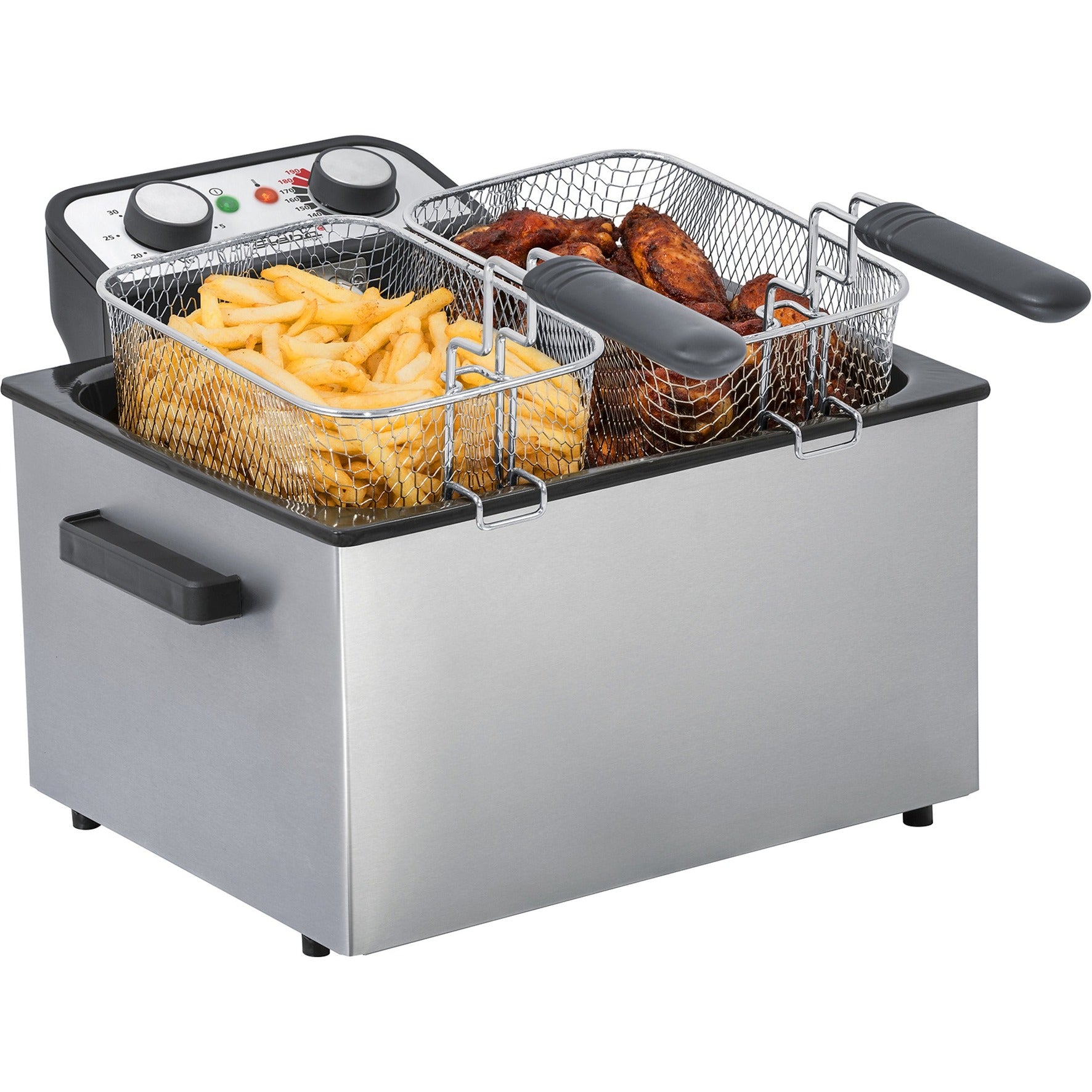 Steba df 300 frituurpan (roestvrij staal, 5,0 liter)