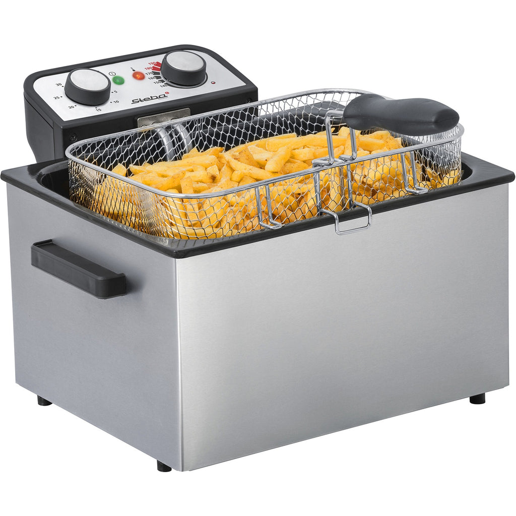 Steba df 300 frituurpan (roestvrij staal, 5,0 liter)