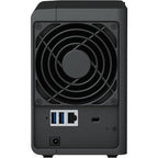 Synology diskstation ds223 nas (zwart, 1x 1gbe lan, 3x usb 3.2 gen 1)