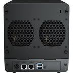 Synology diskstation ds423 nas (zwart, 2x rj-45, 2x usb-a 3.2 (5 gbit s))