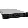 Synology rackstation rs3621rpxs nas (zwart grijs, 4x lan, usb 3.0)