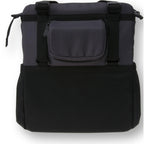 Basil Shopper XL - sportieve en trendy fietstas voor boodschappen en strand, zwart antraciet, 20L