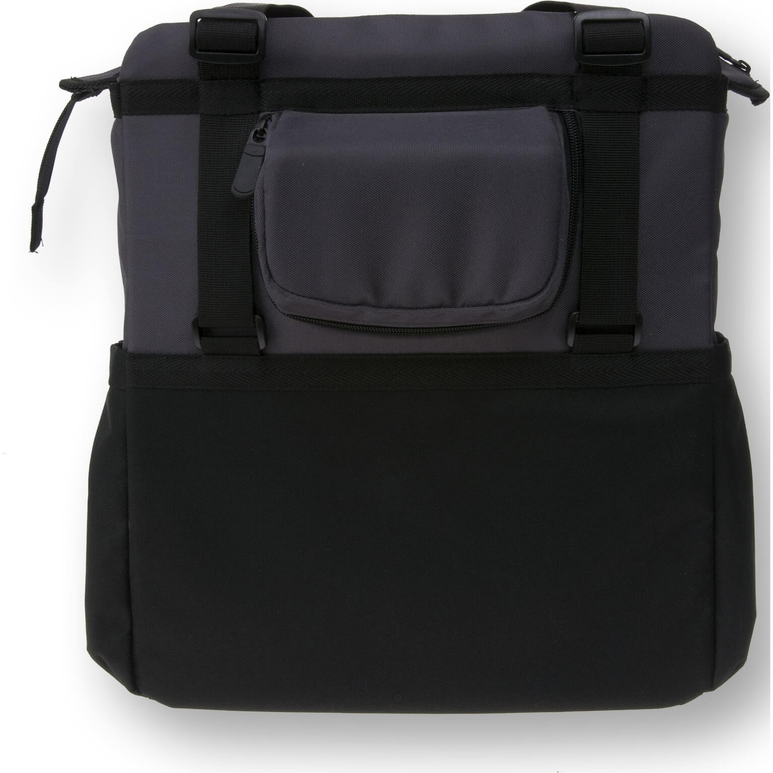 Basil Shopper XL - sportieve en trendy fietstas voor boodschappen en strand, zwart antraciet, 20L
