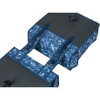 Basil Wanderlust dubbele fietstas, indigo blauw