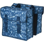 Basil Wanderlust dubbele fietstas, indigo blauw
