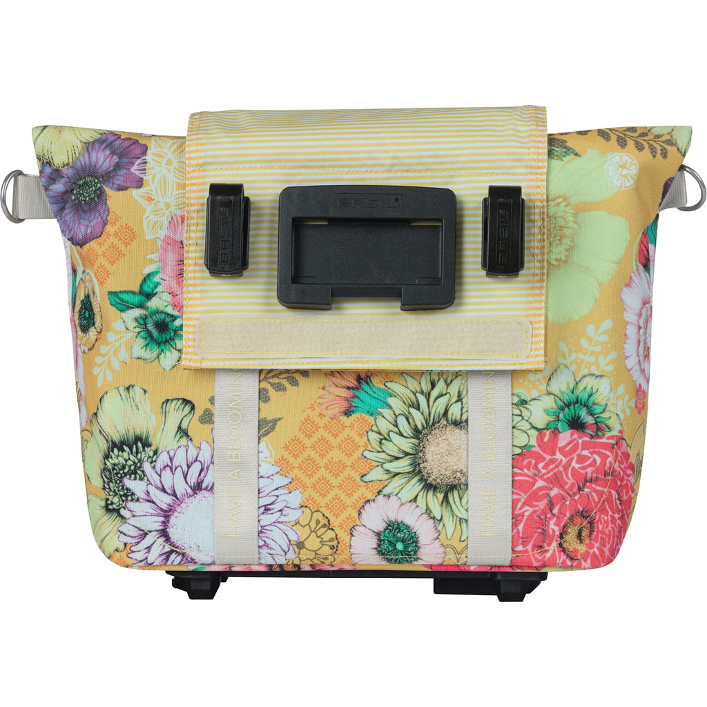 Basil Bloom Field MIK fietshandtas - Geel, compact en duurzaam - 8-11L