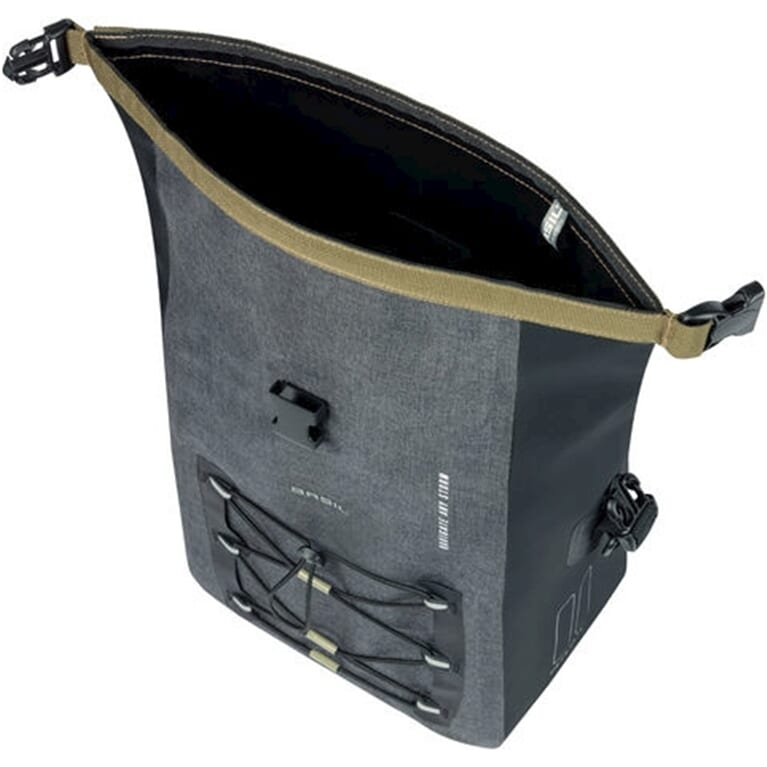Basil Navigator Storm fietstas M - Sportieve en functionele enkele fietstas - Waterdicht - Zwart