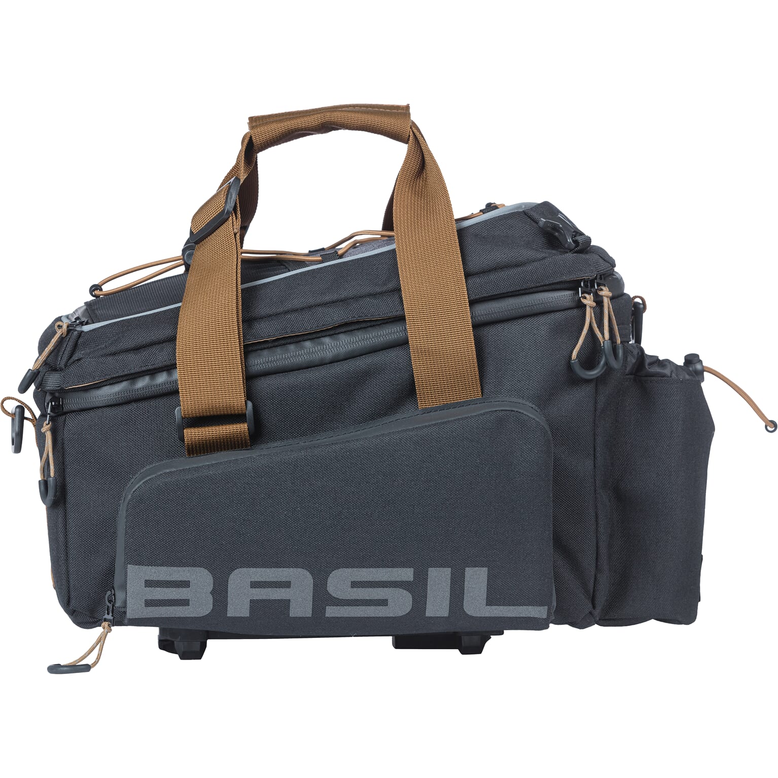BASIL Miles XL Bagagedragertas Waterdicht Heren Fiets Zwart