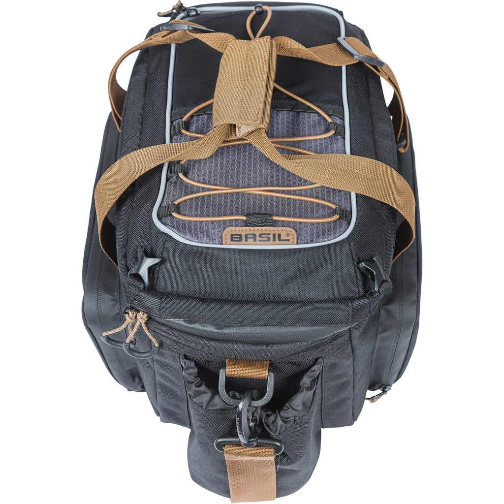BASIL Miles XL Bagagedragertas Waterdicht Heren Fiets Zwart