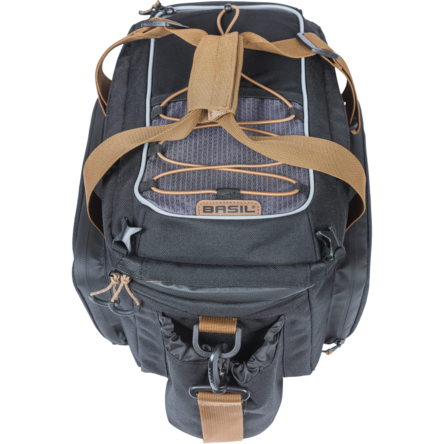 BASIL Miles XL Bagagedragertas Waterdicht Heren Fiets Zwart