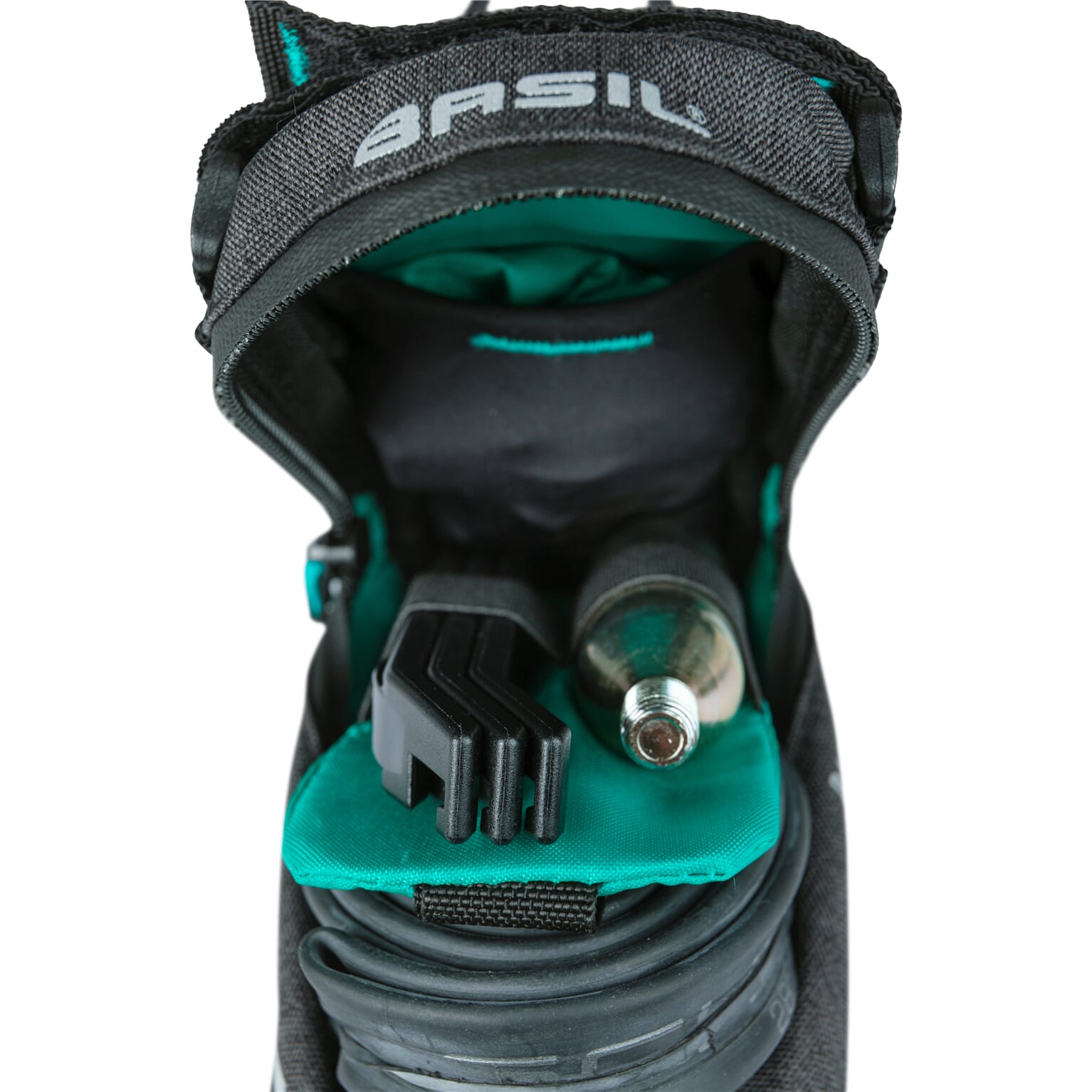 Basil Discovery 365D zadeltas S, zwart melee