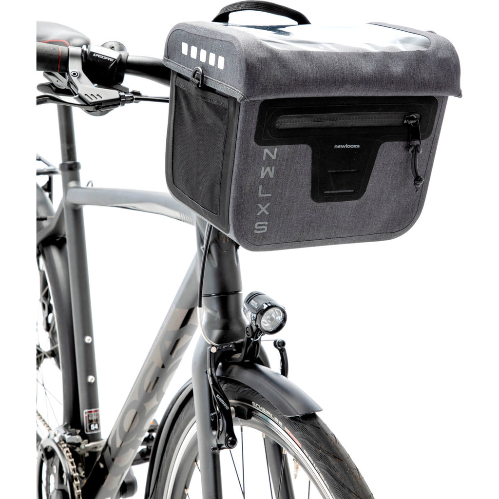 New Looxs Varo Stuurtas - Waterdicht Nylon - Grijs - Fiets
