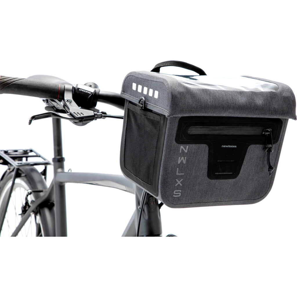 New Looxs Varo Stuurtas - Waterdicht Nylon - Grijs - Fiets