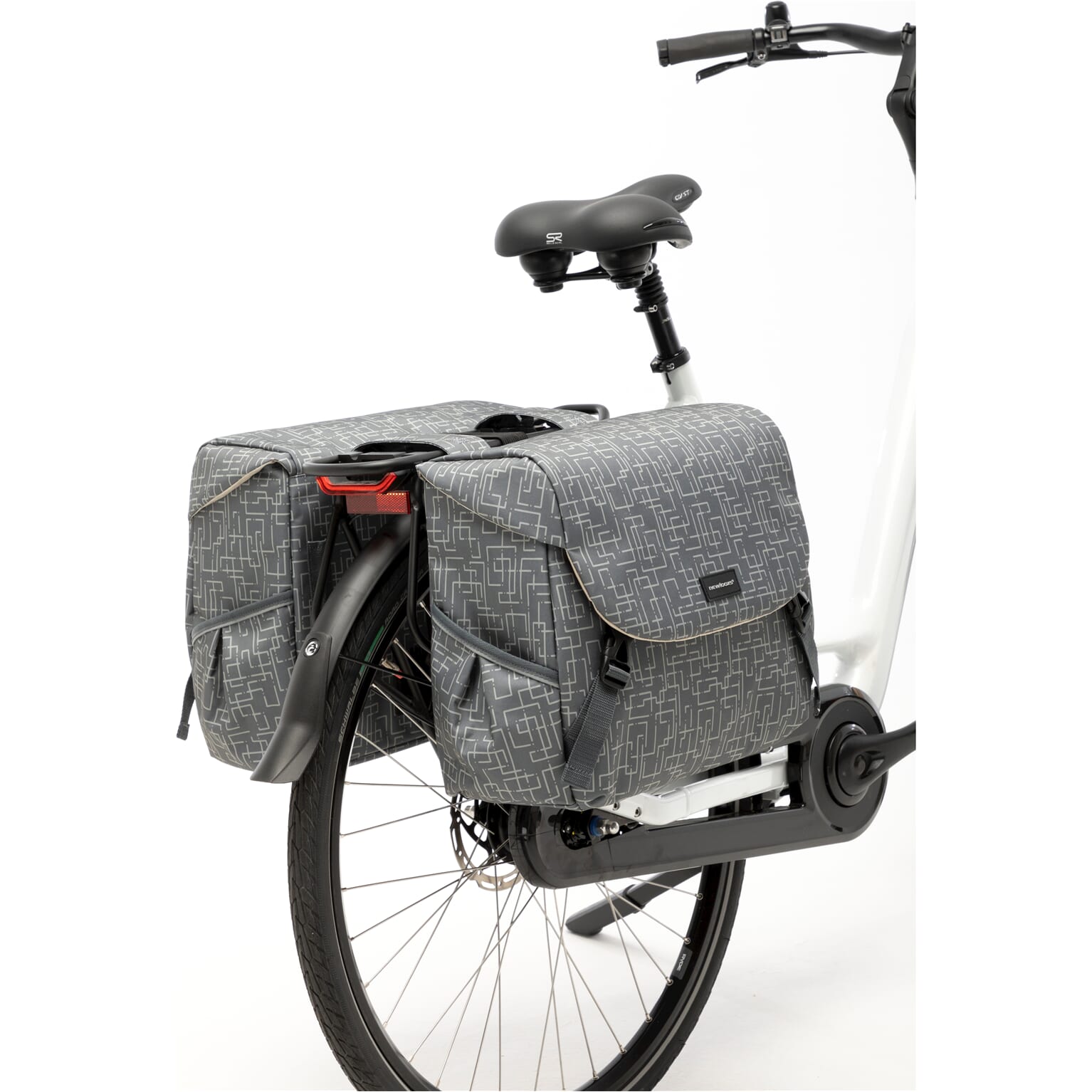 Mondi Joy dubbele fietstas - Waterafstotend polyester - 38L - Ivy Walnut