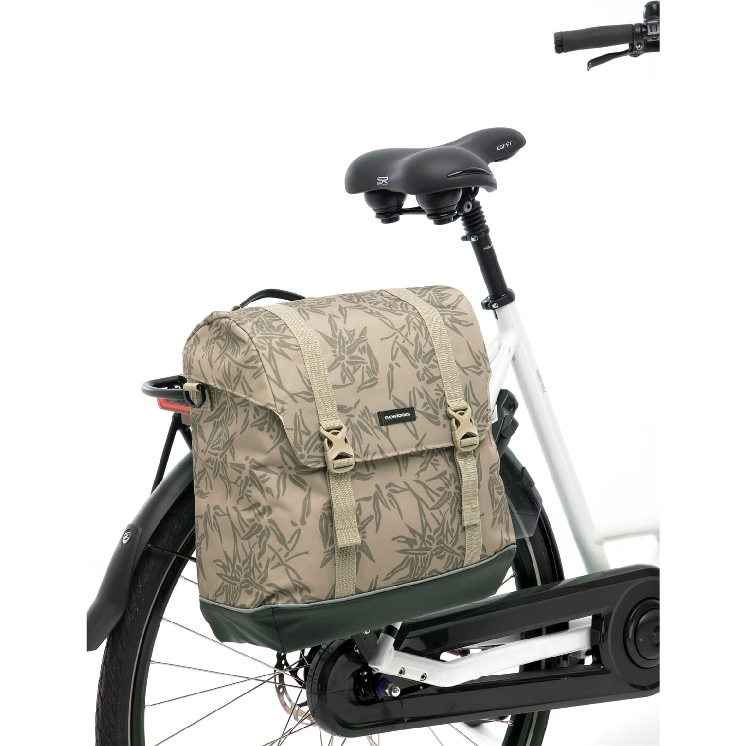 New Looxs Alba Single Fietstas - Waterafstotend - Zand - 21L
