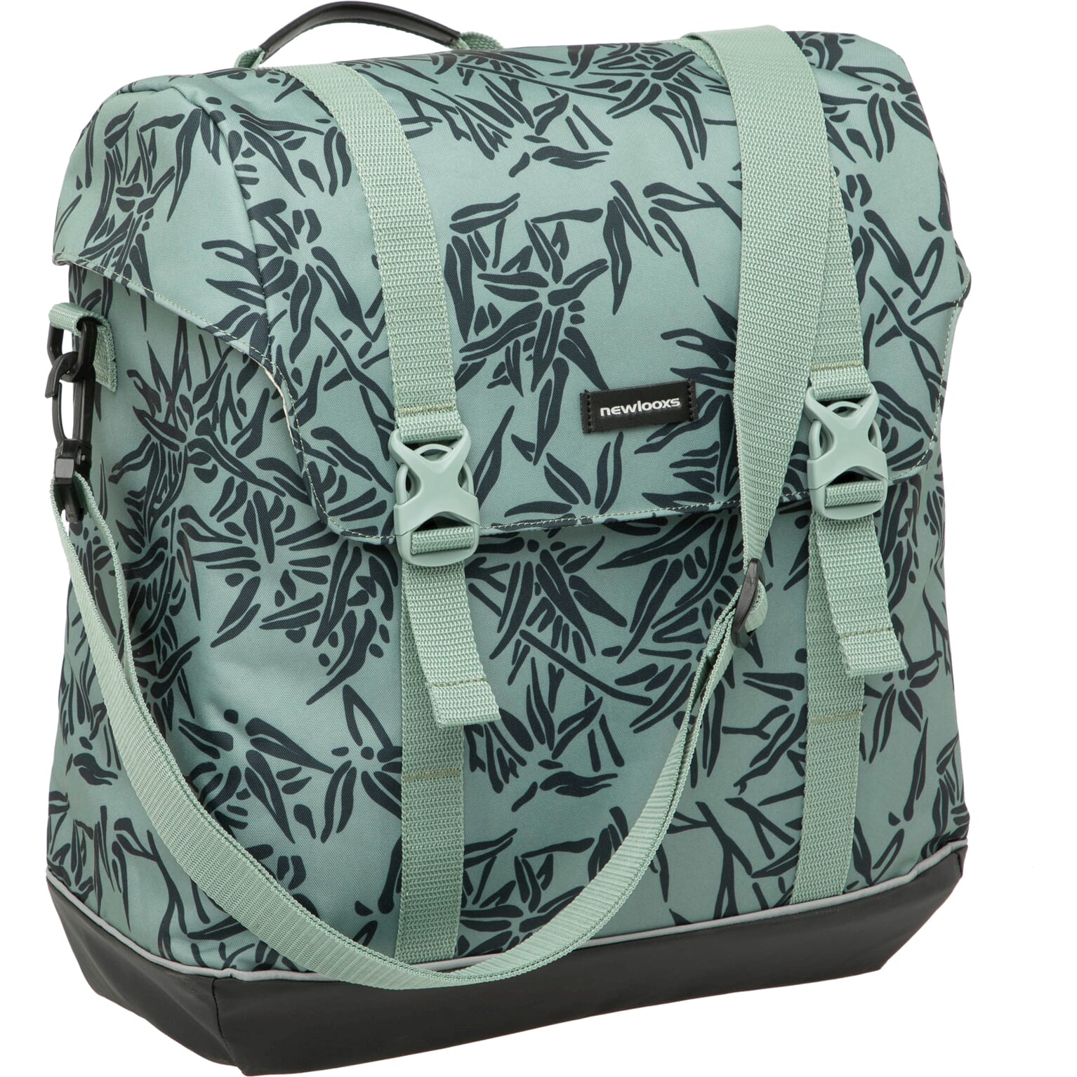 Newlooxs Alba enkele fietstas Groen Polyester 21L