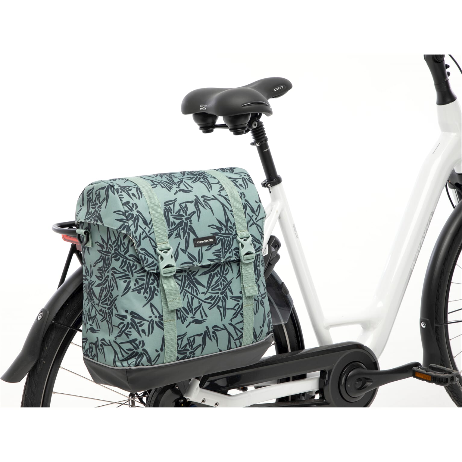 Newlooxs Alba enkele fietstas Groen Polyester 21L