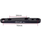 Trp md-c610 spyre remklauw mechanisch flatmount voor zwart zilver