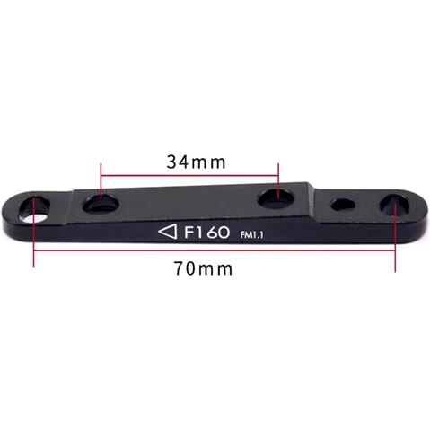 Trp md-c610 spyre remklauw mechanisch flatmount voor zwart zilver