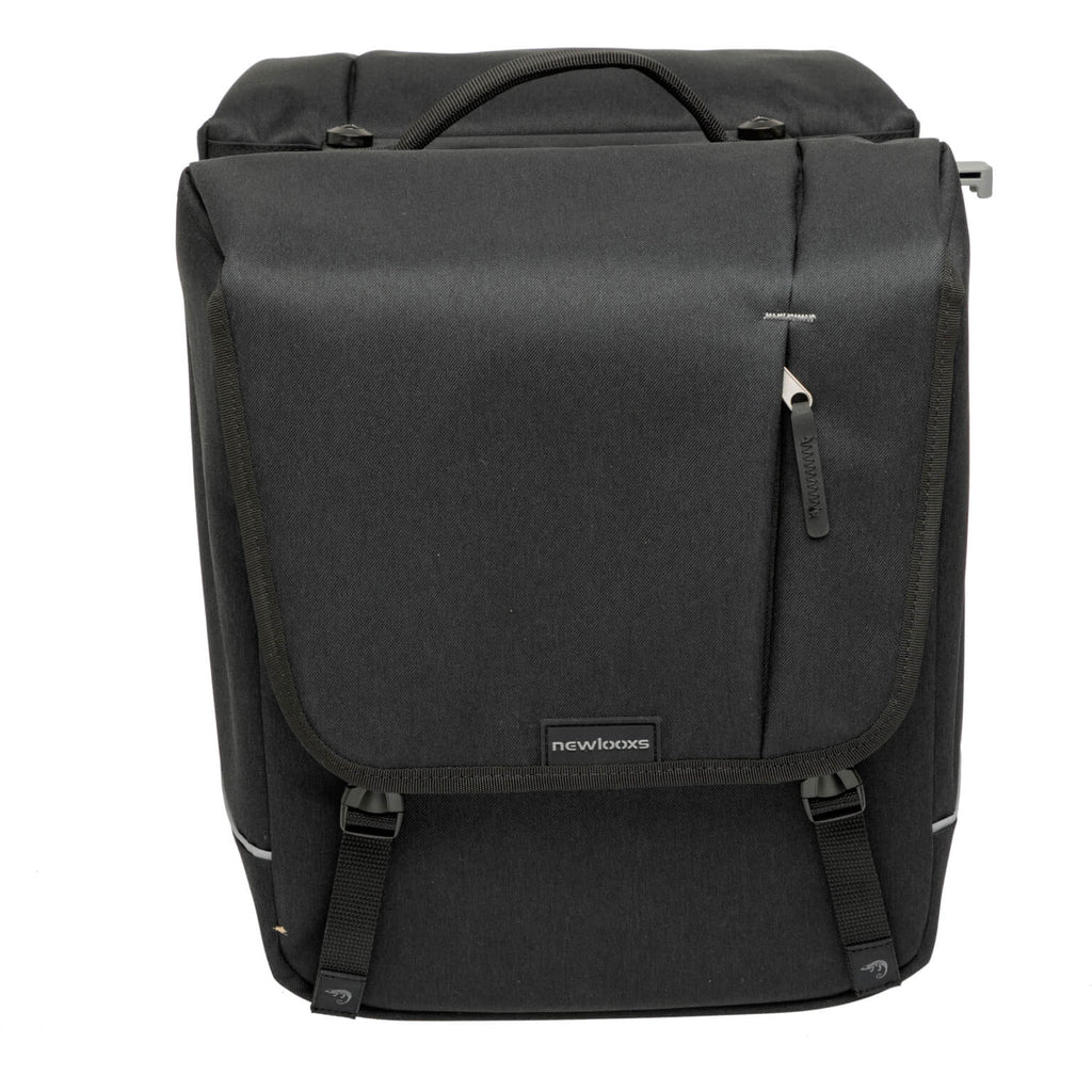 Newlooxs New Nova Double Dubbele Fietstas, Waterafstotend, Zwart