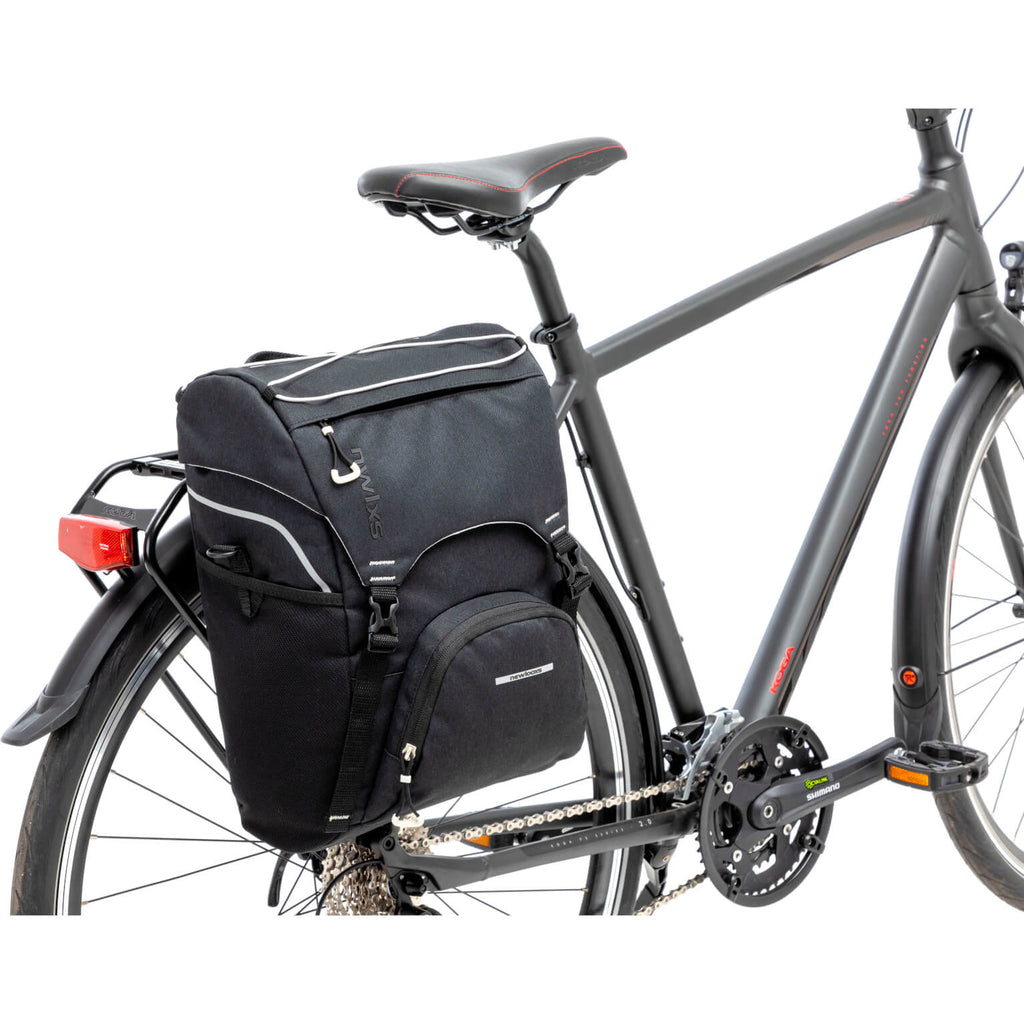 New Looxs fietstas Sports Rear Rider zwart grijs