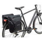 Sportieve dubbele fietstas - R K Sports Double Racktime - Heren - Fiets - Zwart