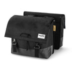 UrbanProof dubbele fietstas 55l gerecycled zwart/grijs
