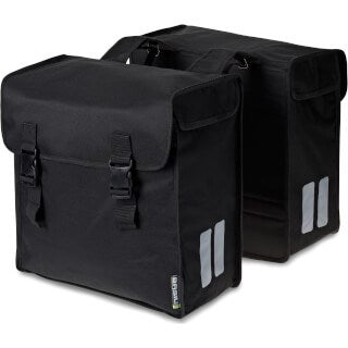 Basil B.V. Dubbele fietstas basil mara -3xl 52 liter 39 x 18 x 35 cm - zwart