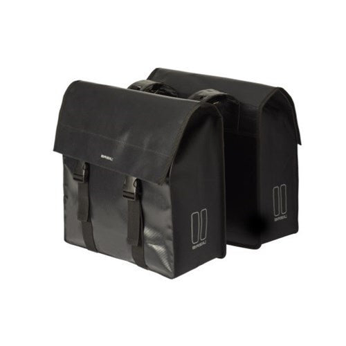 Basil B.V. Dubbele fietstas basil urban load 48 liter 41 x 18 x 46 cm - zwart reflective