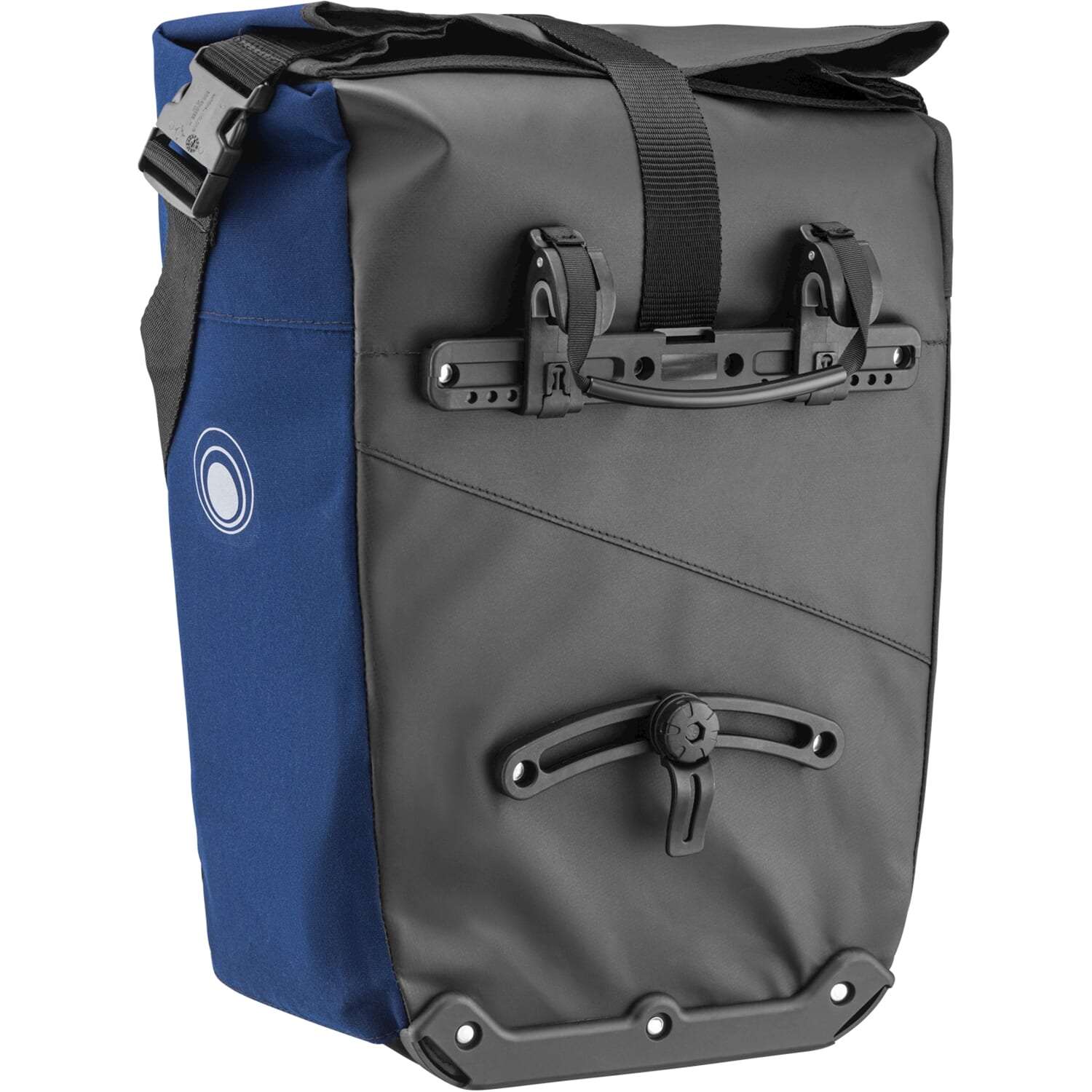 Clarijs fietstas solobag 24l zwart-blauw