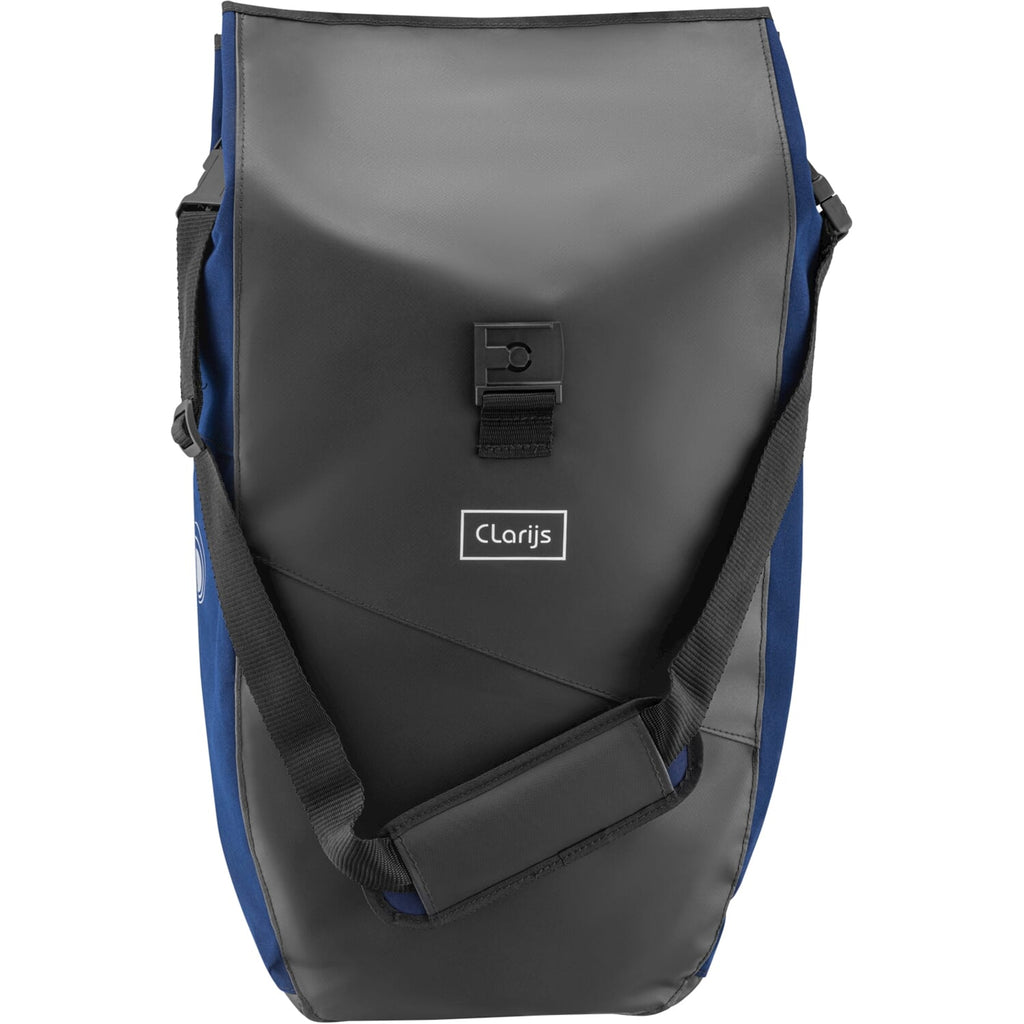 Clarijs fietstas solobag 24l zwart-blauw