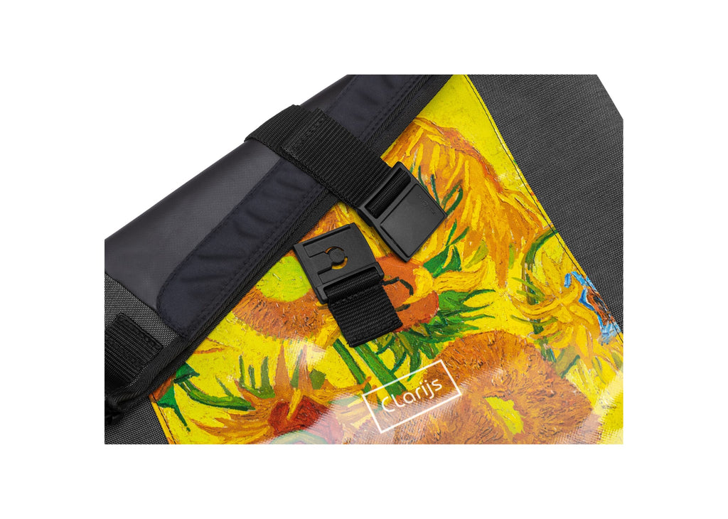 Clarijs fietstas solobag 24l van gogh sunflowers