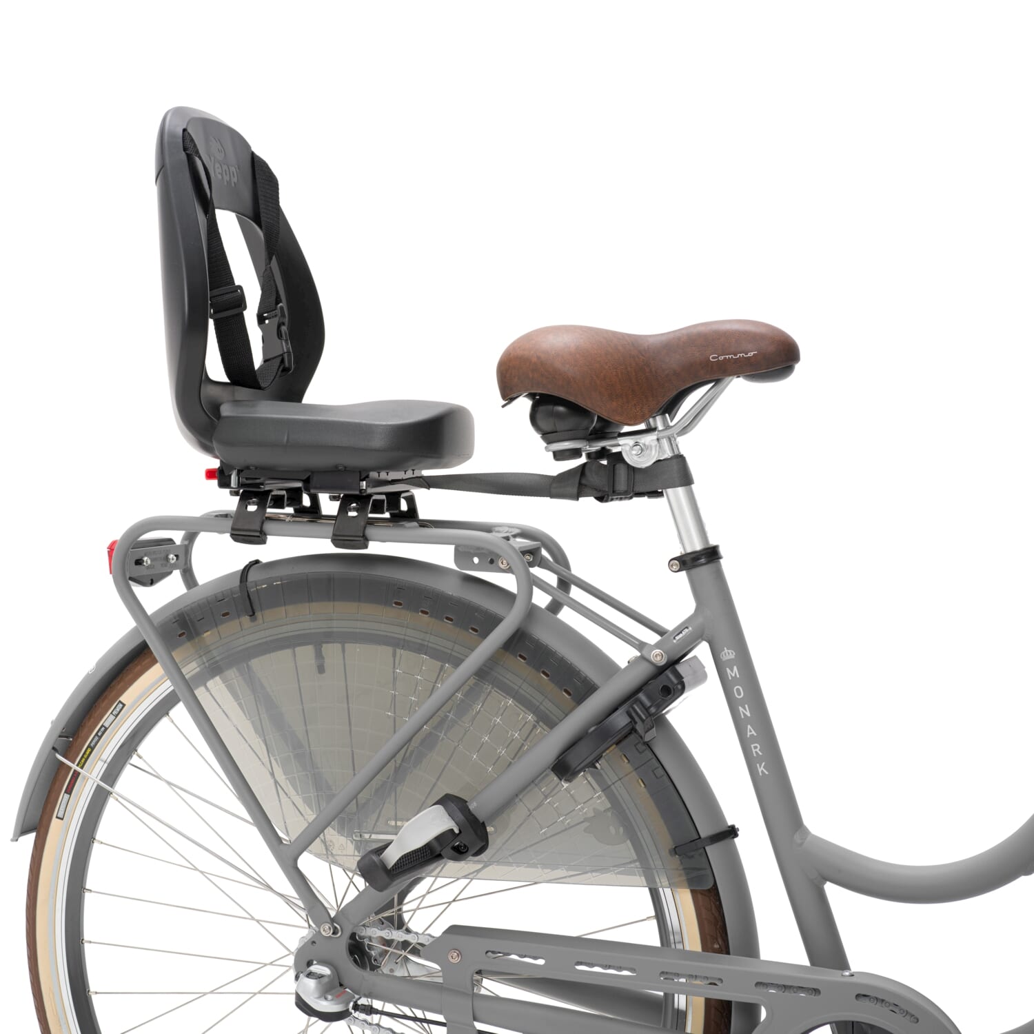 Yepp thule achterzitje junior budget zwart + ie feet