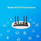 Tp-link archer ax10 router (zwart)