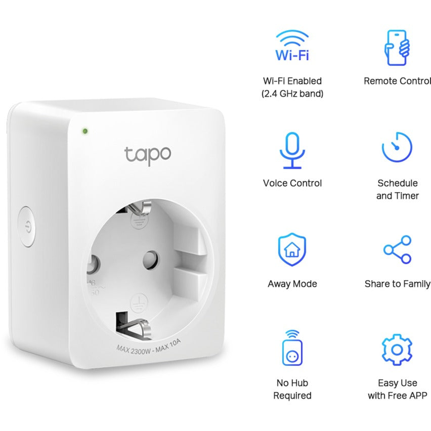 TP-Link TAPO P100 Mini Wifi-stopcontact (4 pack)