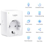 Tp-link tapo p110 (4-pack) mini smart wifi-stopcontact schakel stekkerdoos (wit, 4 stuks)