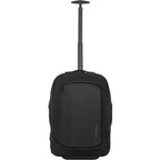 Targus 15.6” ecosmart mobile tech traveler rolling backpack trolley (zwart)