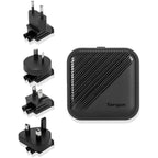Targus 65w gan wall charger (zwart)