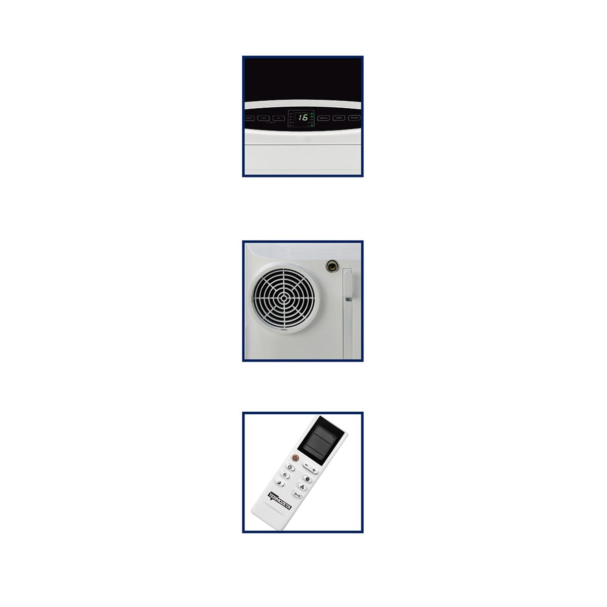 Termozeta airzeta clima c5 airconditioner (wit, koelvermogen 3,5 kw | 12000 btu h)