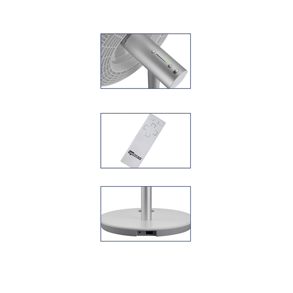 Termozeta airzeta titanium draadloze statiefventilator (titanium, tzaztn01)