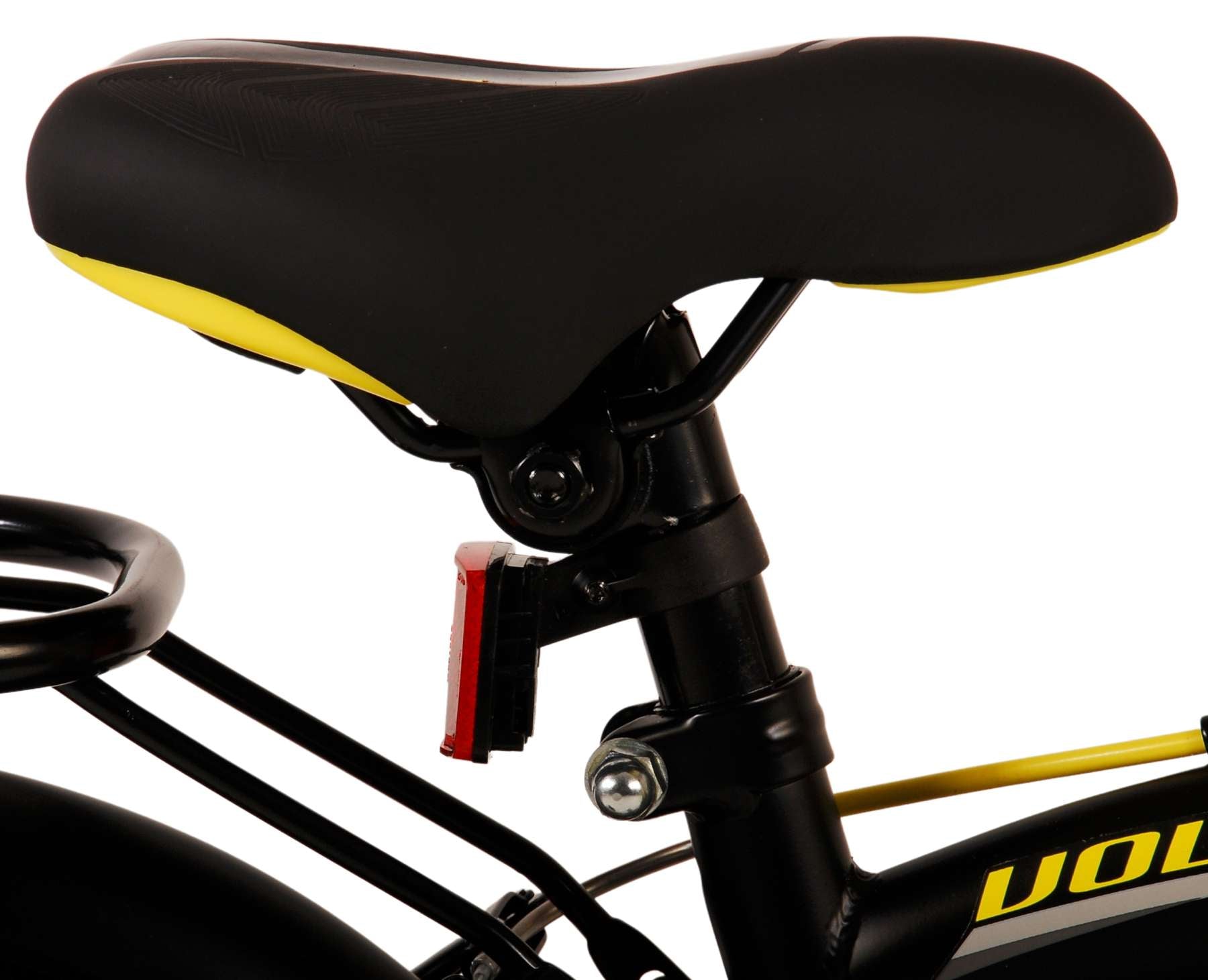 Volare Thombike Kinderfiets Jongens 14 inch Zwart Geel Twee Handremmen