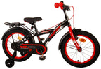 Volare Thombike Kinderfiets - Jongens - 16 inch - Zwart Rood - Twee Handremmen