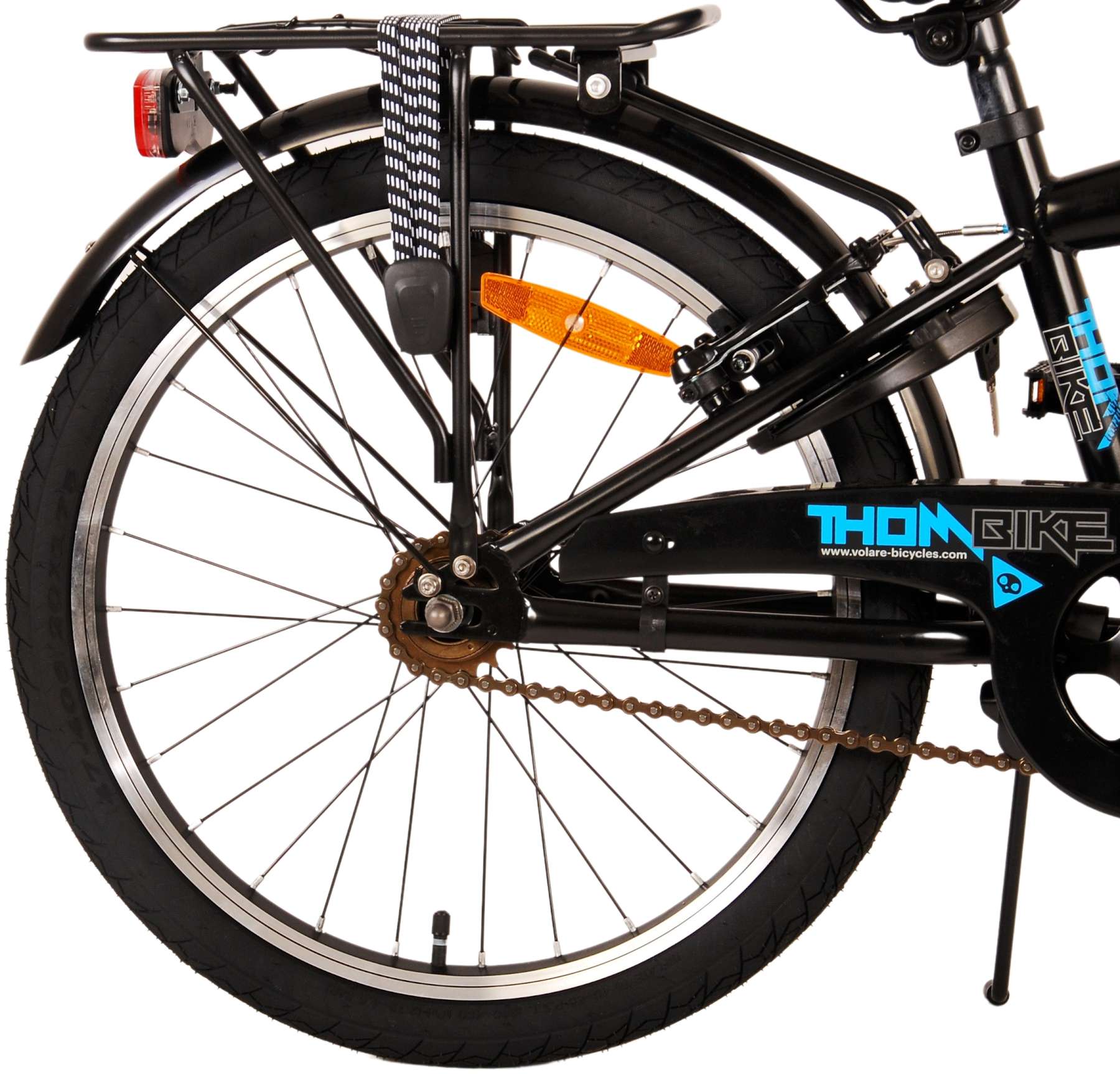 Volare Thombike Kinderfiets Jongens 20 inch Zwart Blauw Twee Handremmen
