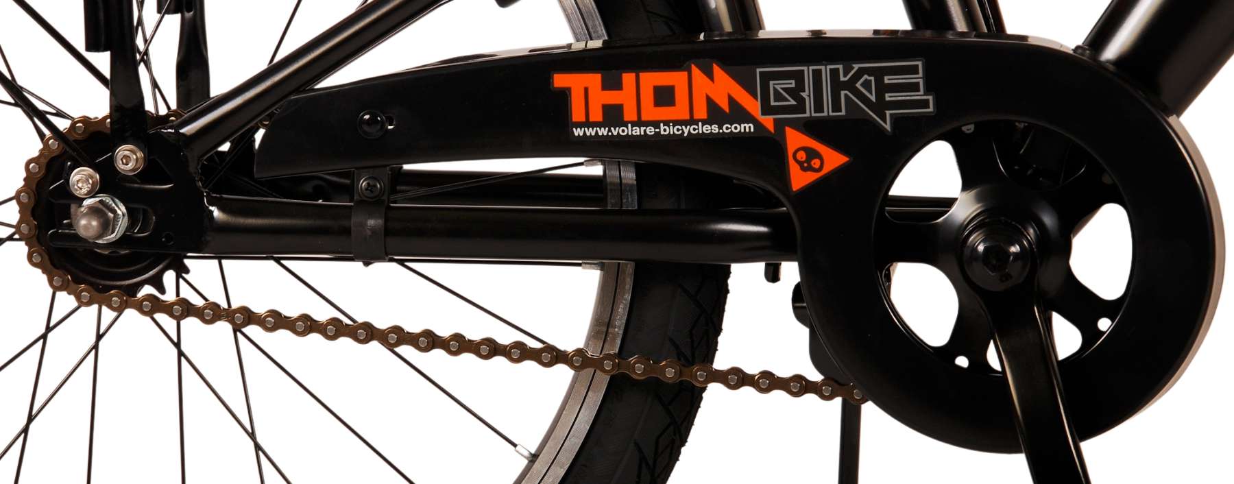Volare Thombike Kinderfiets Jongens 20 inch Zwart Oranje