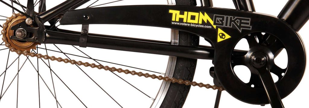 Volare Thombike Kinderfiets - Jongens - 26 inch - Zwart Geel - Twee Handremmen
