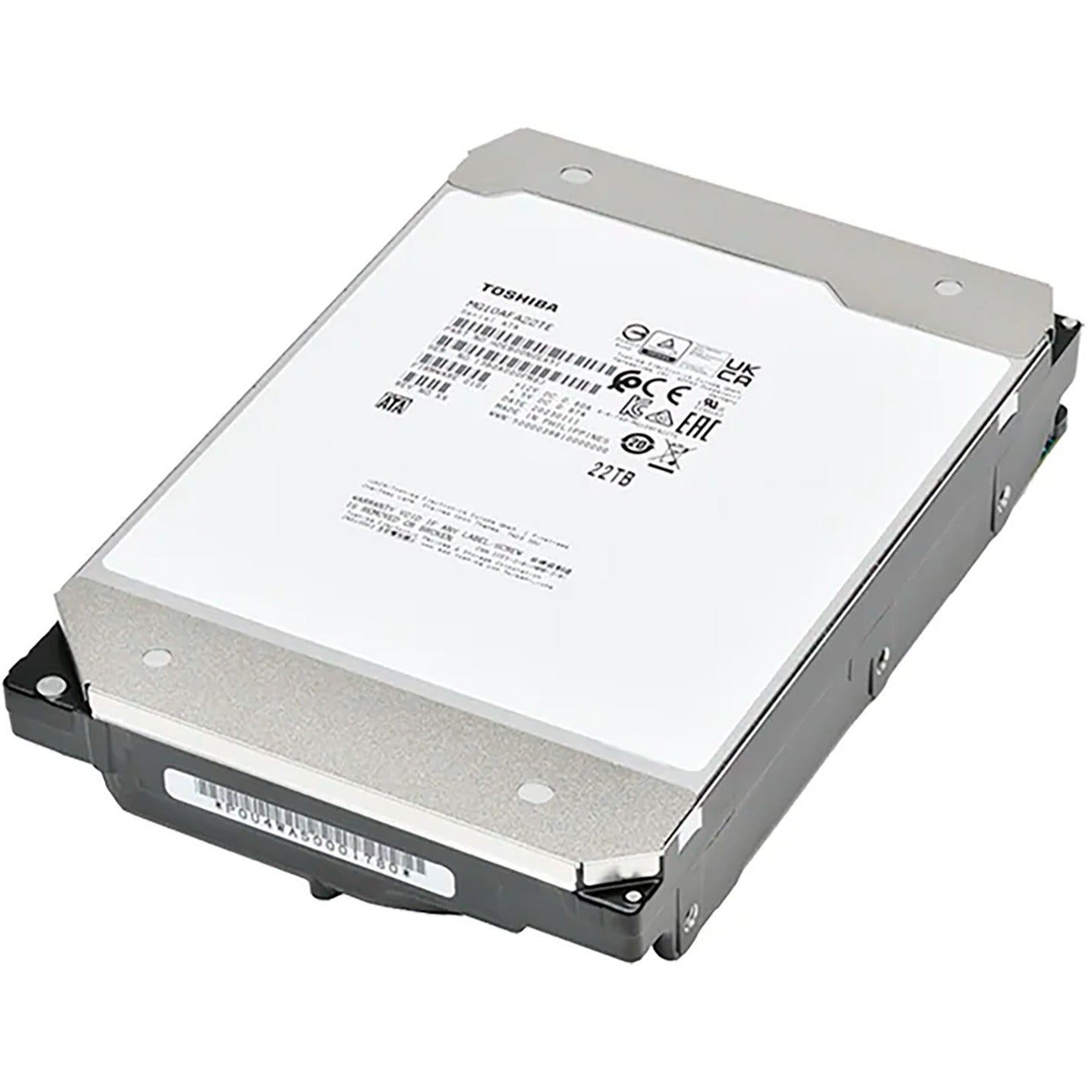 Toshiba mg10 22 tb harde schijf (mg10afa22te, sata 600, 24 7)