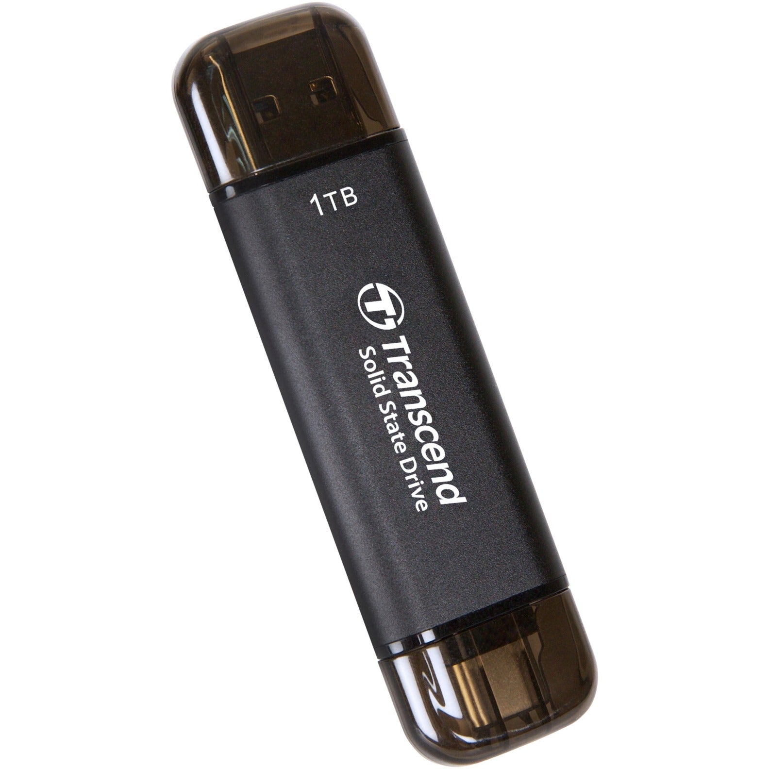 Transcend ts1tesd310c esd310c external ssd, 1tb, usb type-c type-a, 10gbps