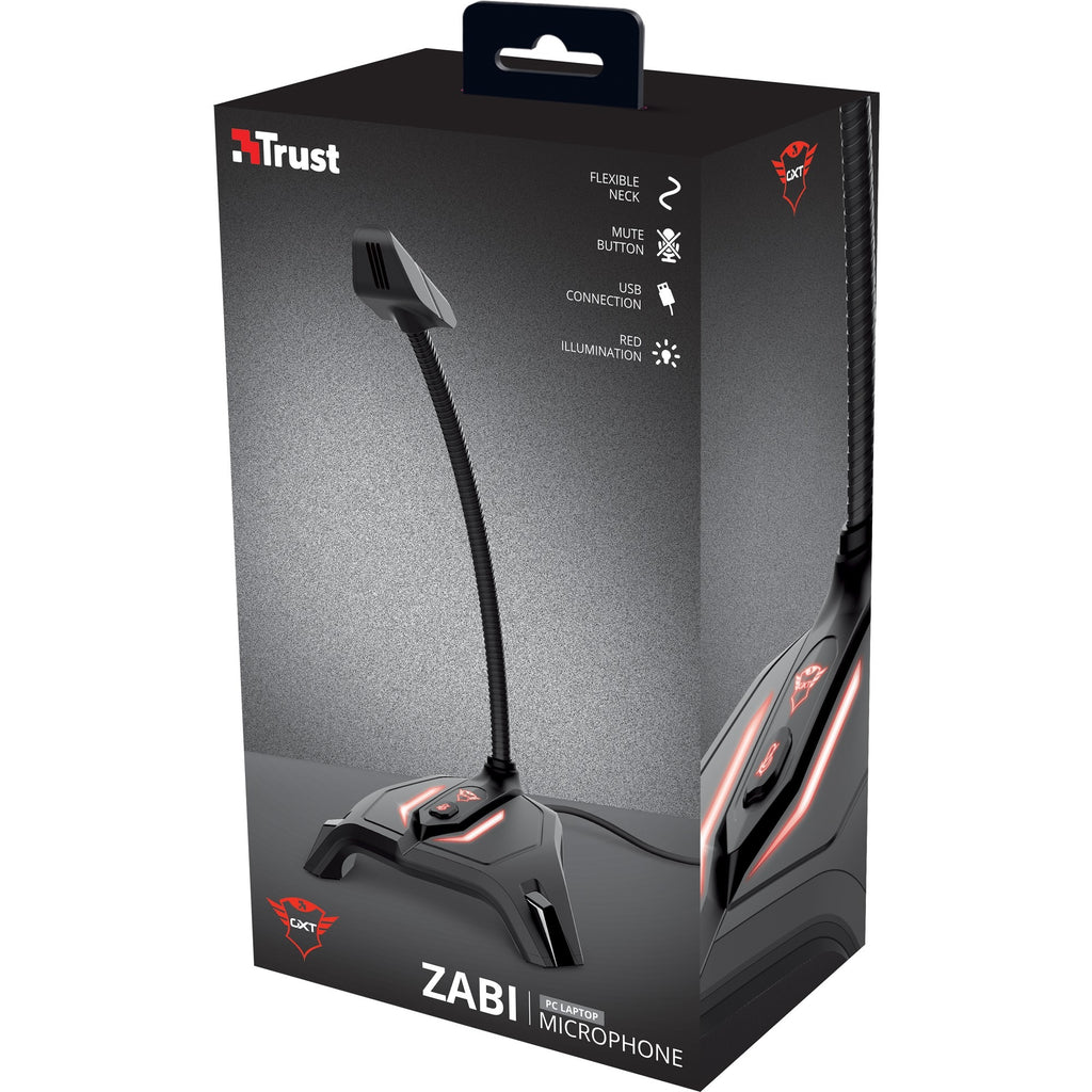 Trust Trust GXT 215 Zabi LED-Illuminated USB Gaming Microphone